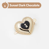 Tagi. Cream Bulging Love Hairclip